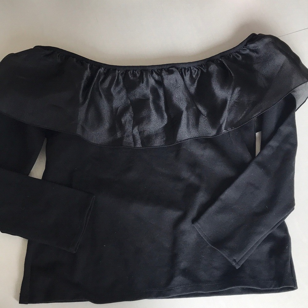 J.Crew Organza Ruffle Off Shoulder Top - Picture 3 of 5
